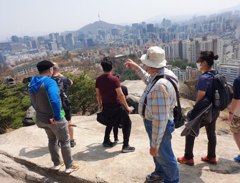 Seoul Private Tour - At the end, enjoying one of the best sweeping views of Seoul city anyone ever sees!