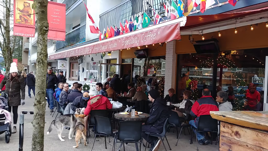 Vancouver Private Tour - Honey donuts cafe, Deep Cover, North Vancouver