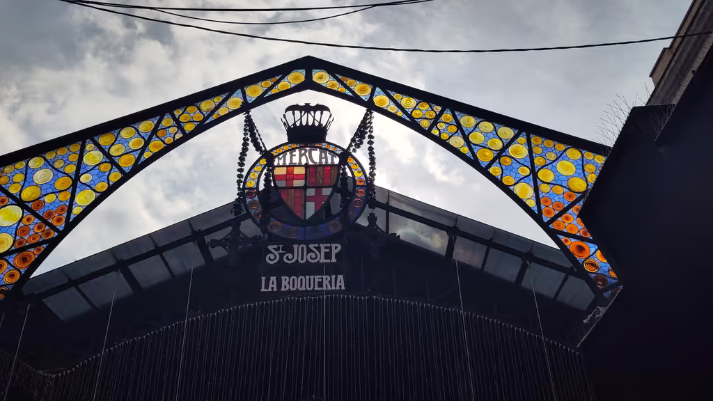 Barcelona Private Tour - Entrance at the Boqueria market.