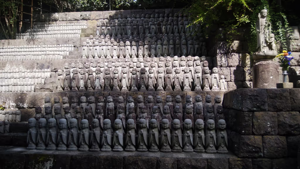 Tokyo Private Tour - Jizo- statues in Hase-temple
