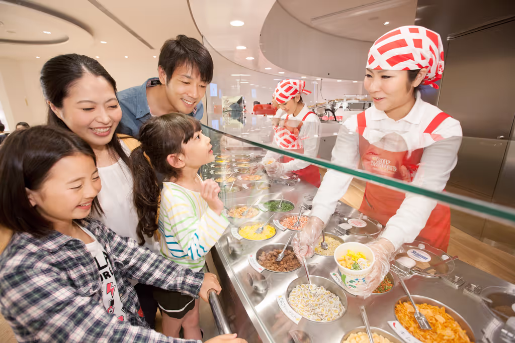 An original Cup Noodles made from ingredients that you like
