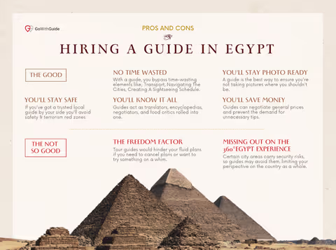 Hiring A Guide In Egypt - Pros & Cons