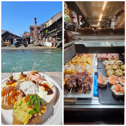 Venice street food - 7 cichetti & wine tastings in 4 h.