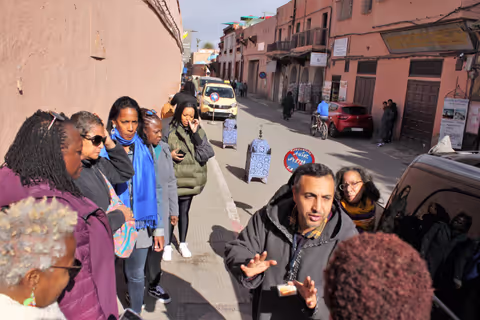 Walking tour of Marrakech