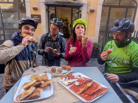 Pedal and taste: Top 5 tasting of Rome by ebike tour