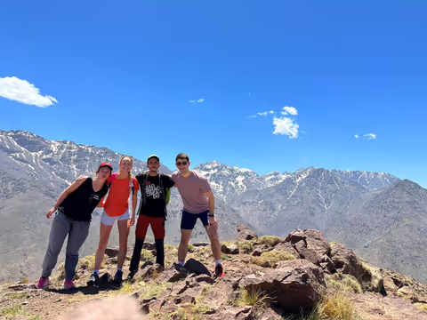 Summiting the beautiful Atlas Mountains, Day hike & trek