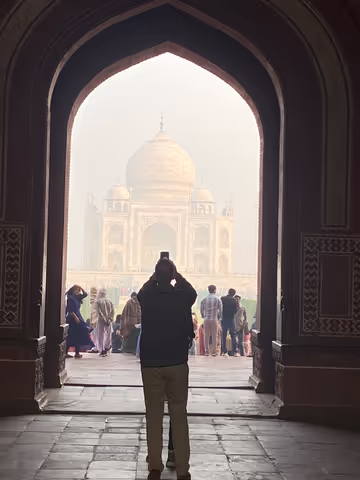 Sunrise Taj Mahal with Indian Tea Making Ceremony 
