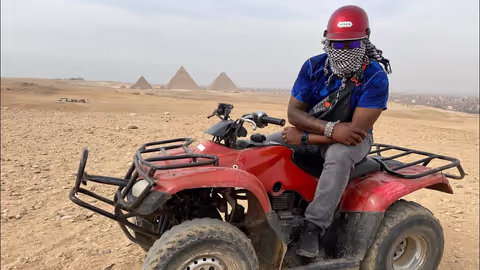 Quad Bike Trip At Desert of Giza Pyramids