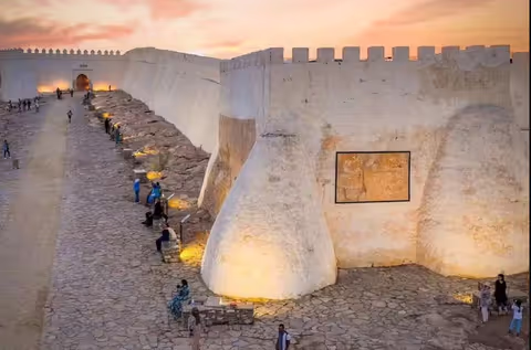 Kesbah of Agadir sunset time