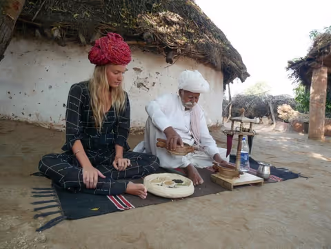 Kalakho Village Day Tour Including Rajasthani Lunch