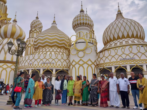 Dubai Miracle Garden & Global Village Walking Tour Included Transportation