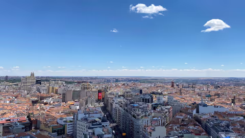 Architecture Tour: Gran Vía from the rooftops with the best views of Madrid with an architect