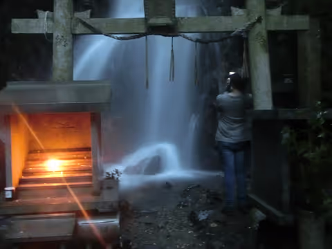 Toriimoto walking tour & secret waterfall ( hidden course of Kyoto north of Arashiyama )