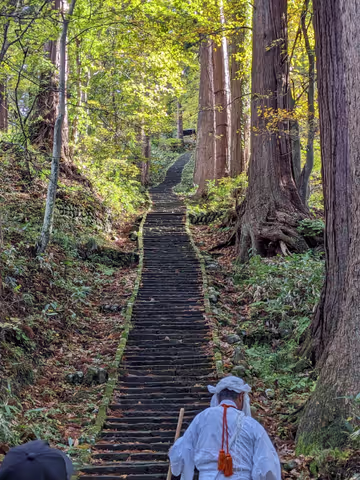 Mt. Haguro Pilgrimage Hike via 2,446 stone steps & Shojin Ryori Vegetarian Lunch