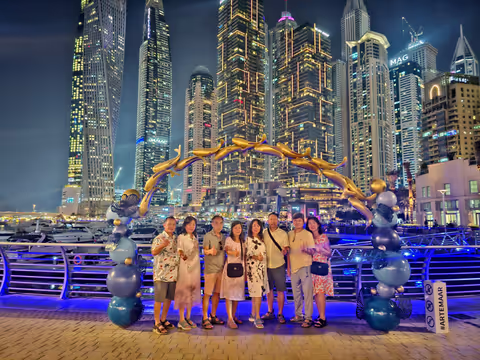 Dubai by Night Tour with City of Lights & Iconic Landmarks