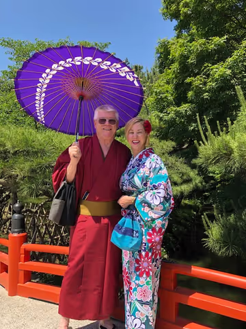 Kimono Experience in Ritsurin Garden