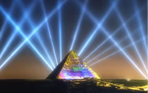 Enchanting Nights at the Pyramids: Sound and Light Experience