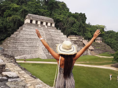 Day Trip to Palenque, Misol-Ha. from Villahermosa by Private Car