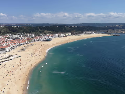 Nazare Waves and Medieval Village of Obidos Private Full Day Tour