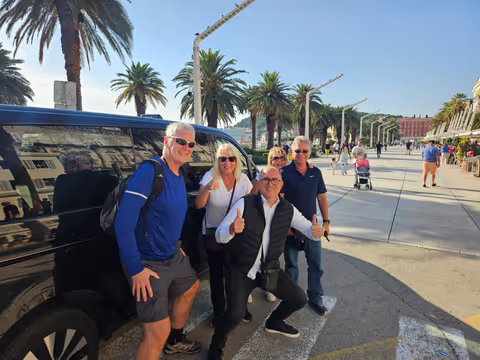 Krka Waterfalls and Trogir half day private car tour by Mercedes /VW 1-7pax