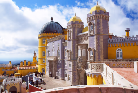 Lisbon to Sintra, Pena Palace, Regaleira, and Cascais (Private Tour)