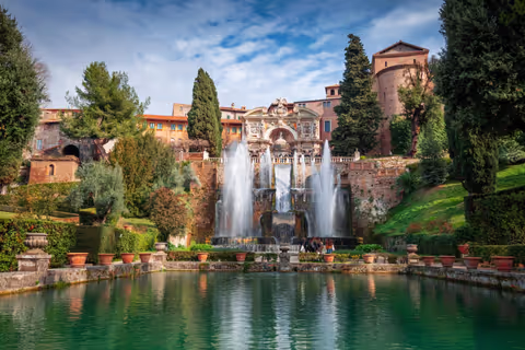 Private Guided Tivoli Tour: Discover Hadrian's Villa and Villa d'Este by luxury vehicle (up to 8pax)