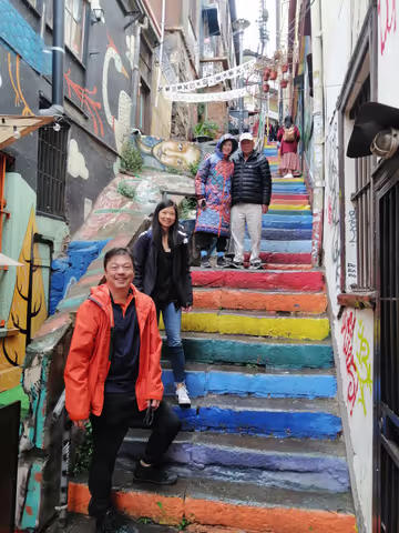 Private Valparaiso Bay Tour with English or German-speaking Driver-Guide, from Santiago