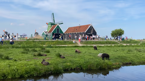 Tour around Dutch countryside: Zaanse Schans