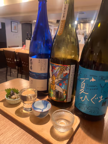 Japanese Sake tasting & Sushi night walk tour