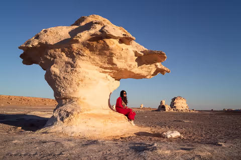 Overnight Tour To White and Black Deserts with Camping Experience