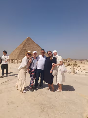 5 - Stündige Tour durch die Pyramiden von Gizeh und der Sphinx.
