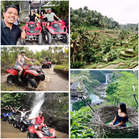 Ubud ATV Adventure & Best of Ubud Tour with a 6 seater SUV car