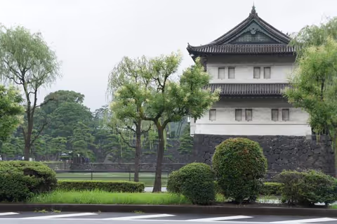 Kaiserpalast als Burg Edo (Tokyo)  