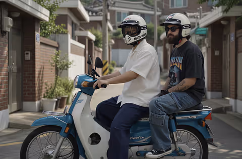 Motorcycle Tandem Tour(1person only, no license needed)