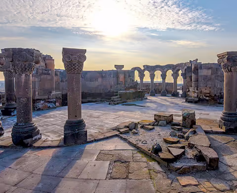 St. Hripsimeh and Gayaneh churches, Etchmiadzin mother Cathedral, Zvartnots temple