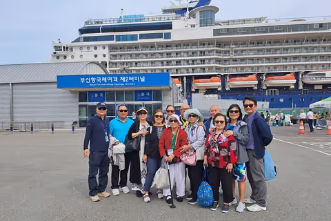 7HR Busan Shore Excursion Private Tour Pickup from the Cruise Port with Free Wi-Fi on board