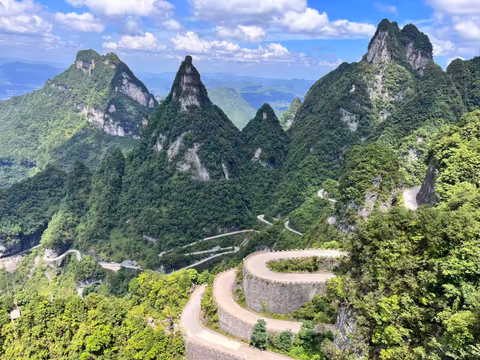 1-Day Private Tour: Tianmen Mountain & 72 Wonderful Building Night View