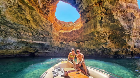 4-hour Exclusive Private Boat Cruise from Lagos with Snacks & Wine - Algarve!