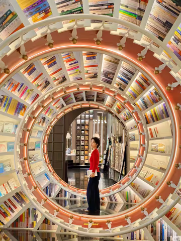 Shenzhen Modern Highlights: Iconic Spiral Bookstore & Bay Glory Ferris Wheel Half Day Tour