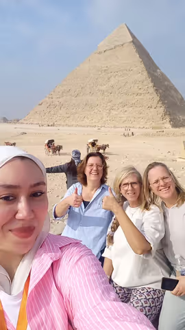 Full-day Tour to Giza pyramids, sphinx, and Saqqara Necropolis