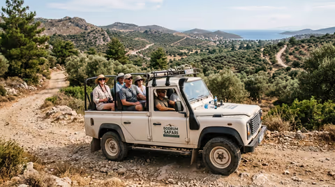 Bodrum Private Land Rover Safari (Up to 7 Guests)