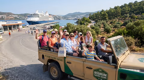 Bodrum Cruise Port: Private Land Rover Safari (Up to 7 Guests)