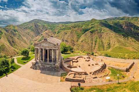 Day Tour, Yerevan-Garni Template, Stone Symphony, Geghard Monastery, Azat Reservoir, Yerevan.