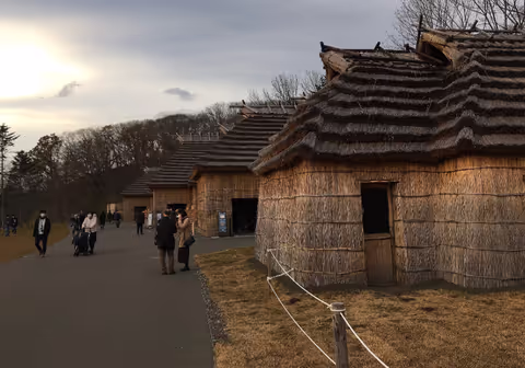 Driving to National Ainu museum and hell valley