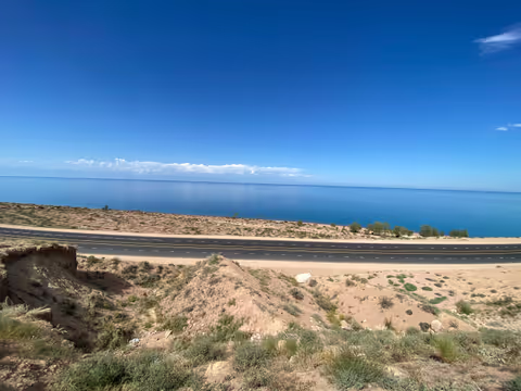 Best of South Shore Issyk-Kul: Private Scenic Road Trip in a Classic Benz