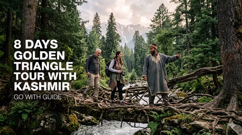 8 Days Golden Triangle Tour with Kashmir – Delhi, Agra, Jaipur & Srinagar