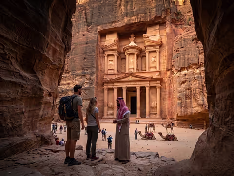 From Aqaba: Private Petra Day Tour with Round-Trip Transfers & Licensed Local Guide