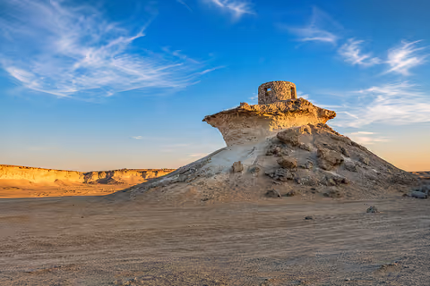 West Qatar Private Tour from Doha: Zekreet, Richard Serra & Mushroom Rocks by  Comfortable SUV