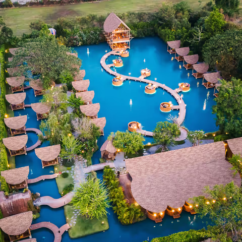 Nakhon Pathom Highlights: Giant Dragon, River Market & Scenic Cafes