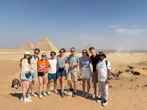 The gigantic Giza pyramids and the new museum uncovered